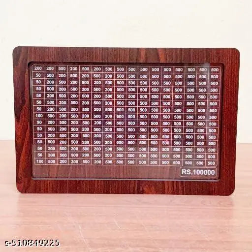 50000 to 120000 seving Money gulak medium quality Wooden Money Piggi Bank for Kids/Piggy Bank, Money Box, Coin Box with Carved Design for Kids/Children, Savings Challenge Box, Cashbox,Cash Vault Wooden Savings Box,Wooden Coin Piggy Bank,Money Save Box Sma